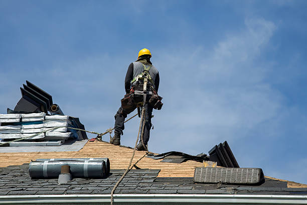 Professional Storm Damage Roof Repair technician working in Wilberforce, OH